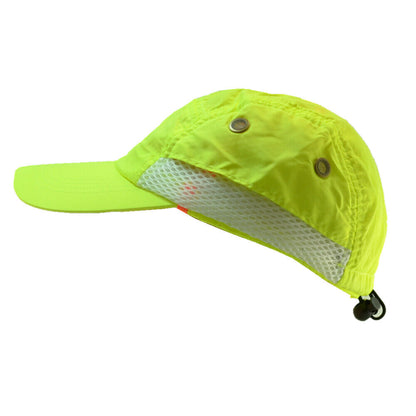 Hi-Vis Reflective Work Safety Baseball Hat High Visibility Cap Mesh Neck Flap