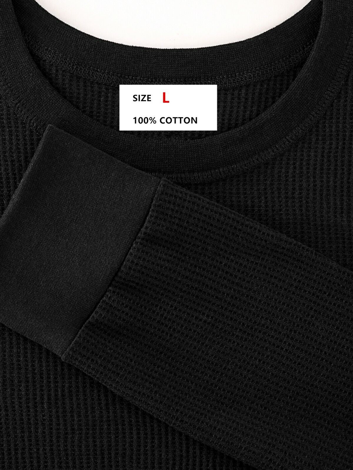 Men's Winter Waffle Knit Thermal Ultra Soft Long Johns 100% Cotton Underwear Set