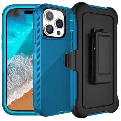 For Apple iPhone 14 14 Pro Max Plus Shockproof Holster Case Heavy Duty Cover with Belt Clip
