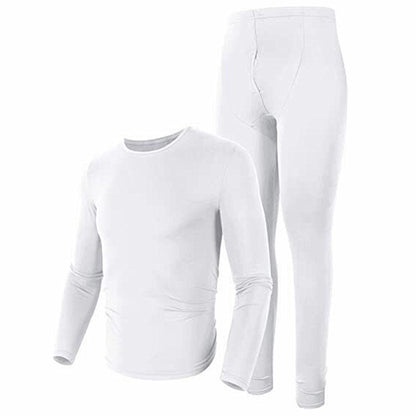 Men's Winter Microfiber Thermal Fleece Lined Ultra Soft Long Johns Underwear Set