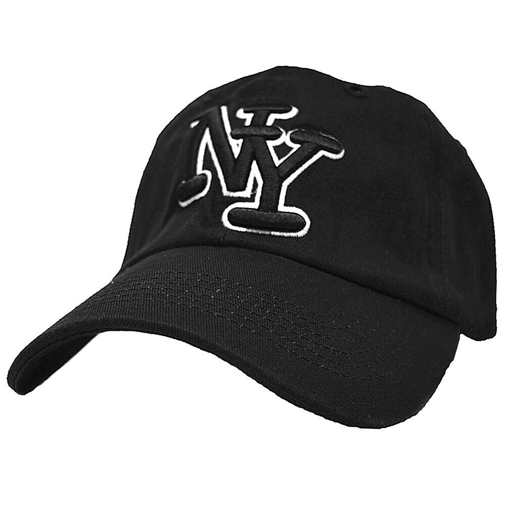 Unisex Polo Style Baseball Vintage Washed Cotton Dad Cap NY Casual Hat