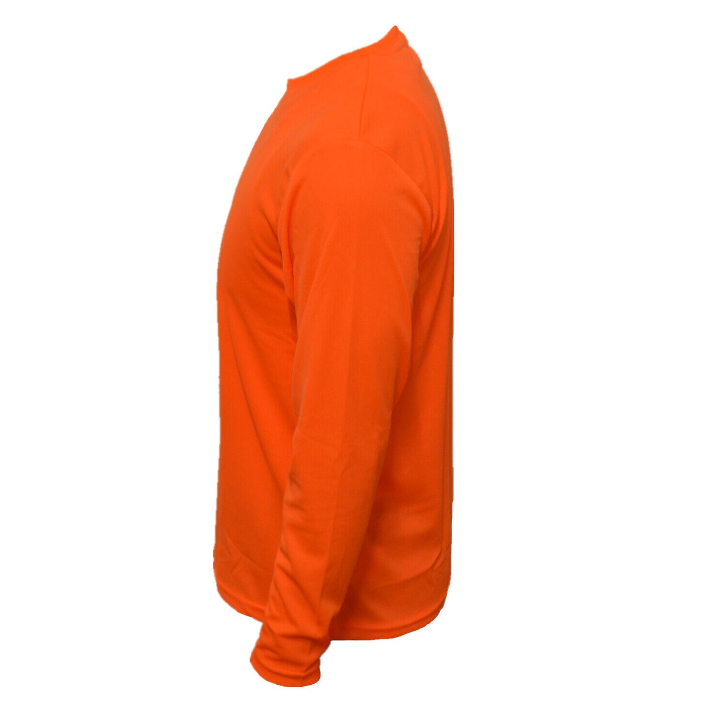 Men's High Visibility Safety Work Hi-Vis T Shirts Long Sleeve Green Orange 2 Pieces