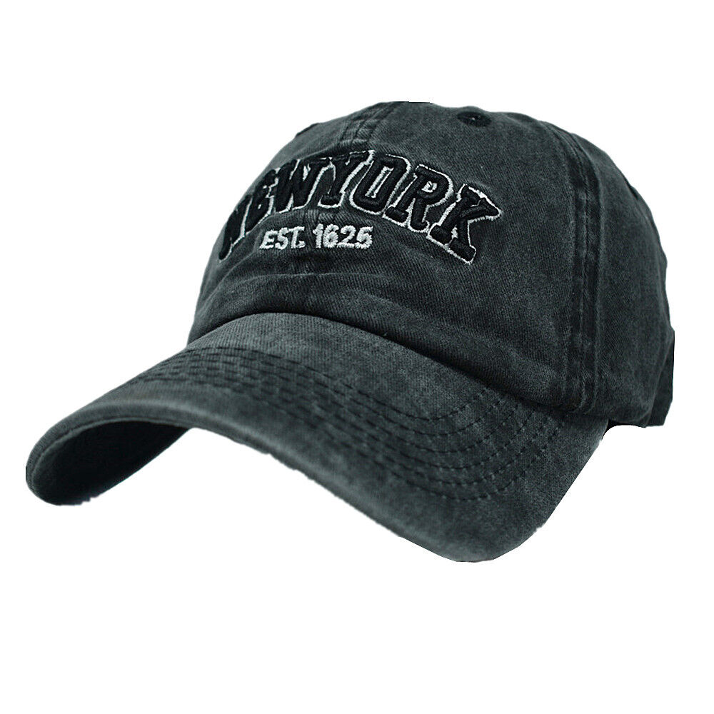 Unisex Polo Style Baseball Vintage Washed Cotton Dad Cap NY Est.1625 Hat