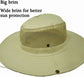 Unisex Bucket Boonie Hat Wide Brim Mesh Top Cool Garden Cap Outdoor Hats