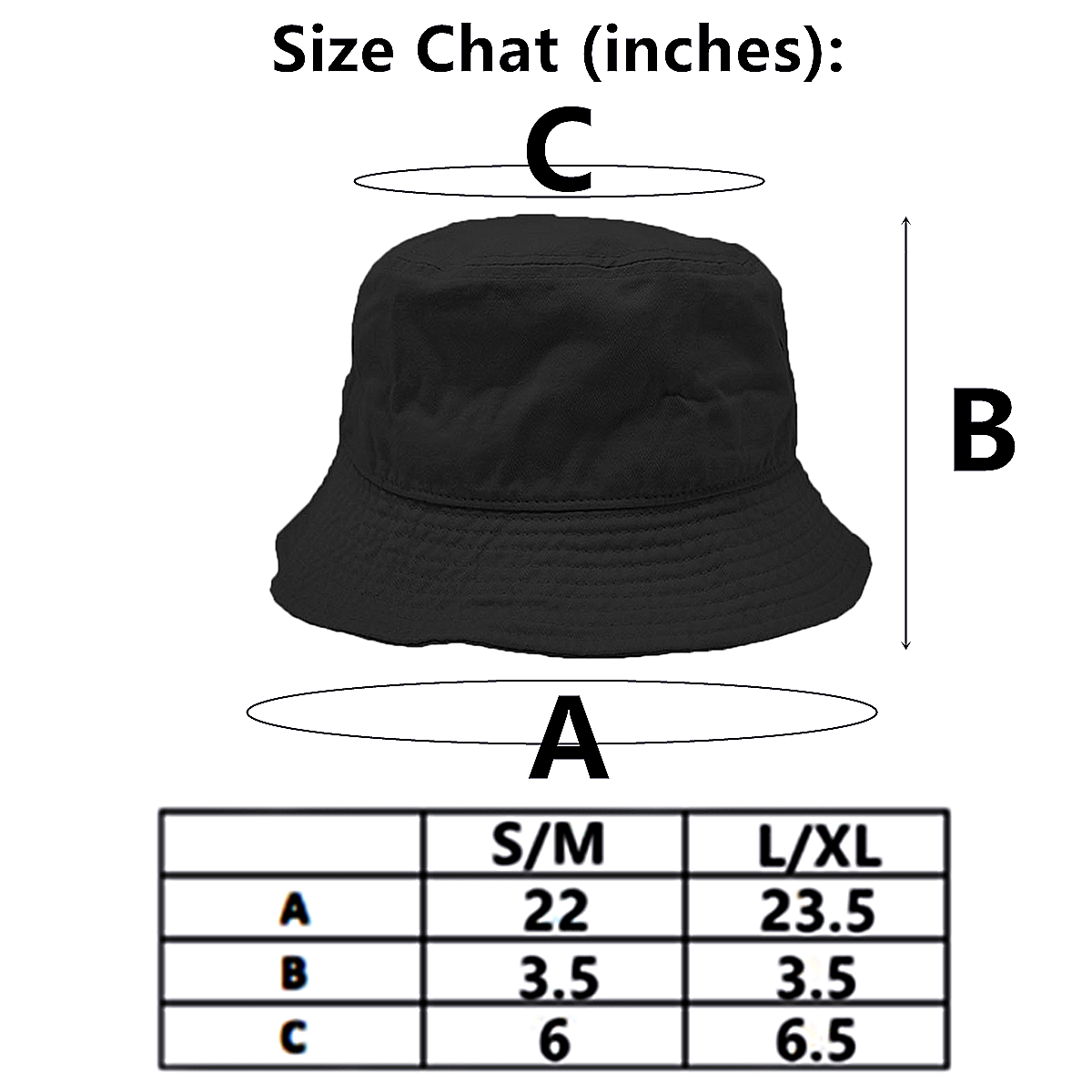 Unisex Bucket Hat 100% Cotton Boonie Sun Visor Safari Brim Fishing Cap
