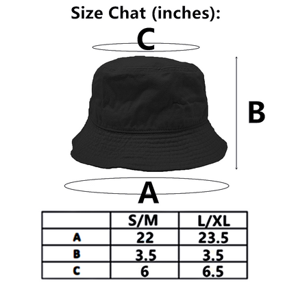 Unisex Bucket Hat 100% Cotton Boonie Sun Visor Safari Brim Fishing Cap