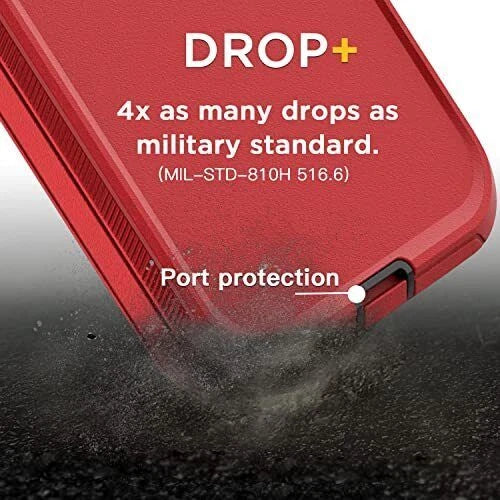 For Apple iPhone 15 Pro Max Plus Heavy Duty Shockproof Holster Case Cover with Belt Clip