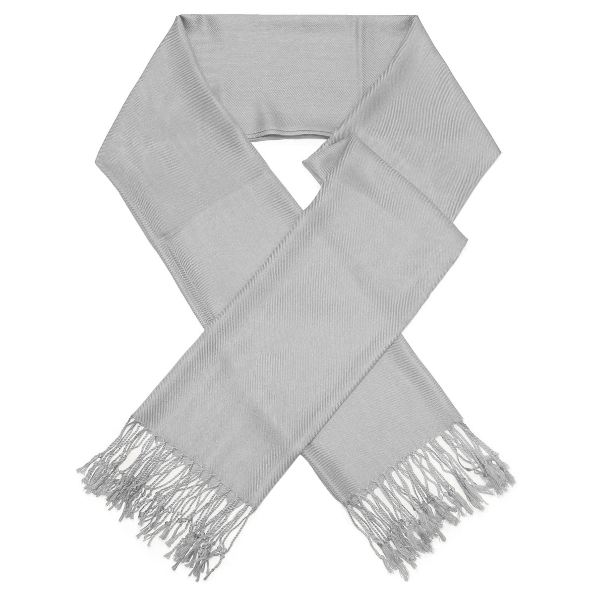 Women's Large Soft Silky Pashmina Shawl Wrap Plain Solid Wedding Scarf