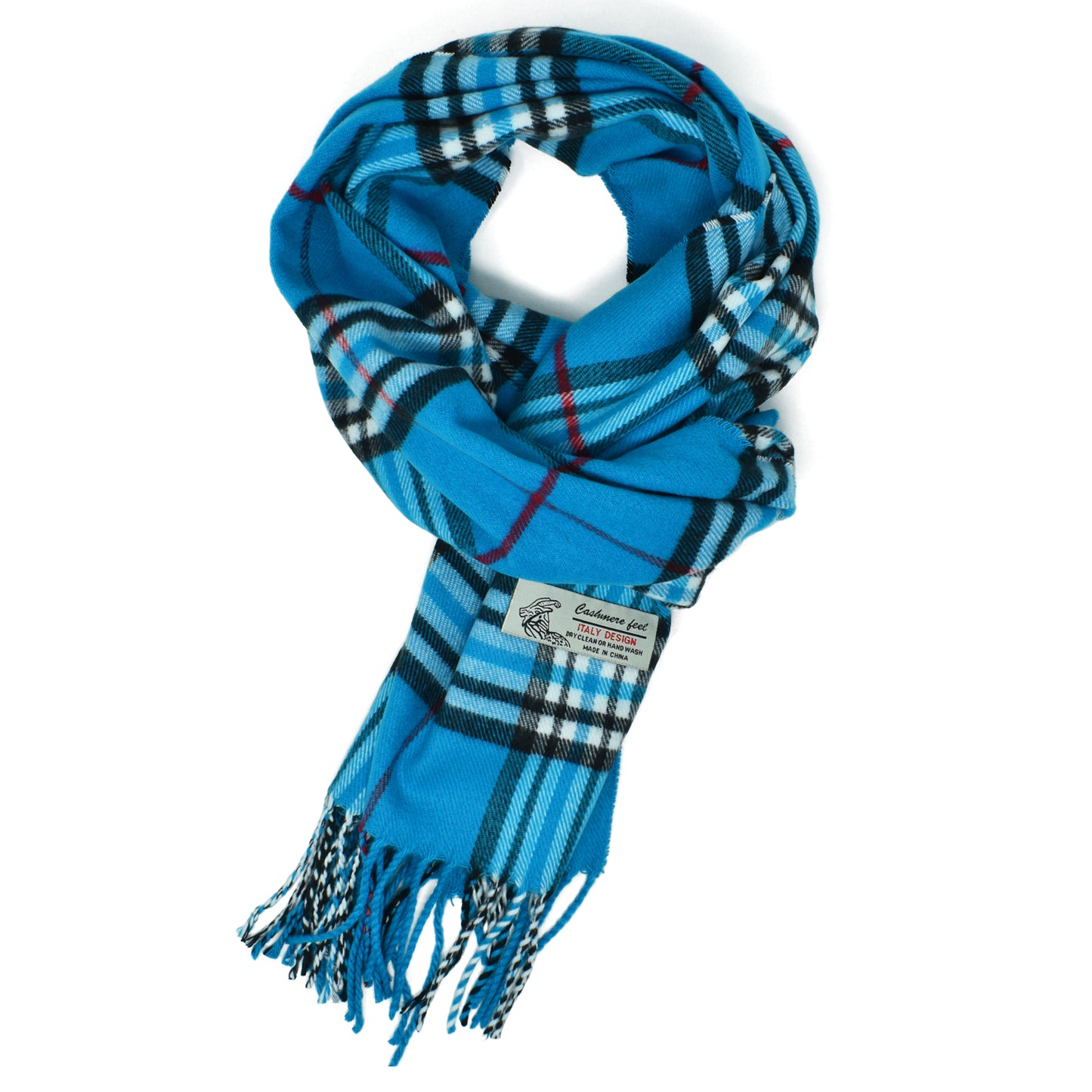 Unisex Winter Tartan Plaid Scarves Cashmere Feel Classic Super Soft Luxurious Scarf