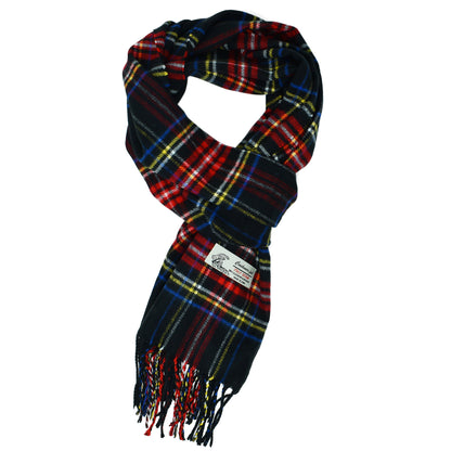 Unisex Winter Scottish Stewart Plaid Scarves Cashmere Feel Soft Luxurious Scarf