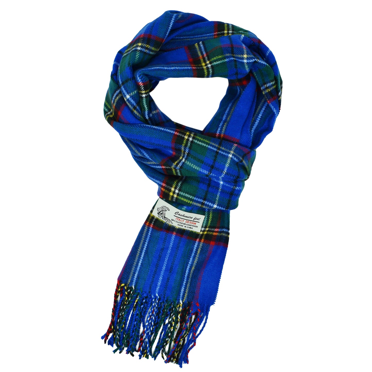 Unisex Winter Scottish Stewart Plaid Scarves Cashmere Feel Soft Luxurious Scarf