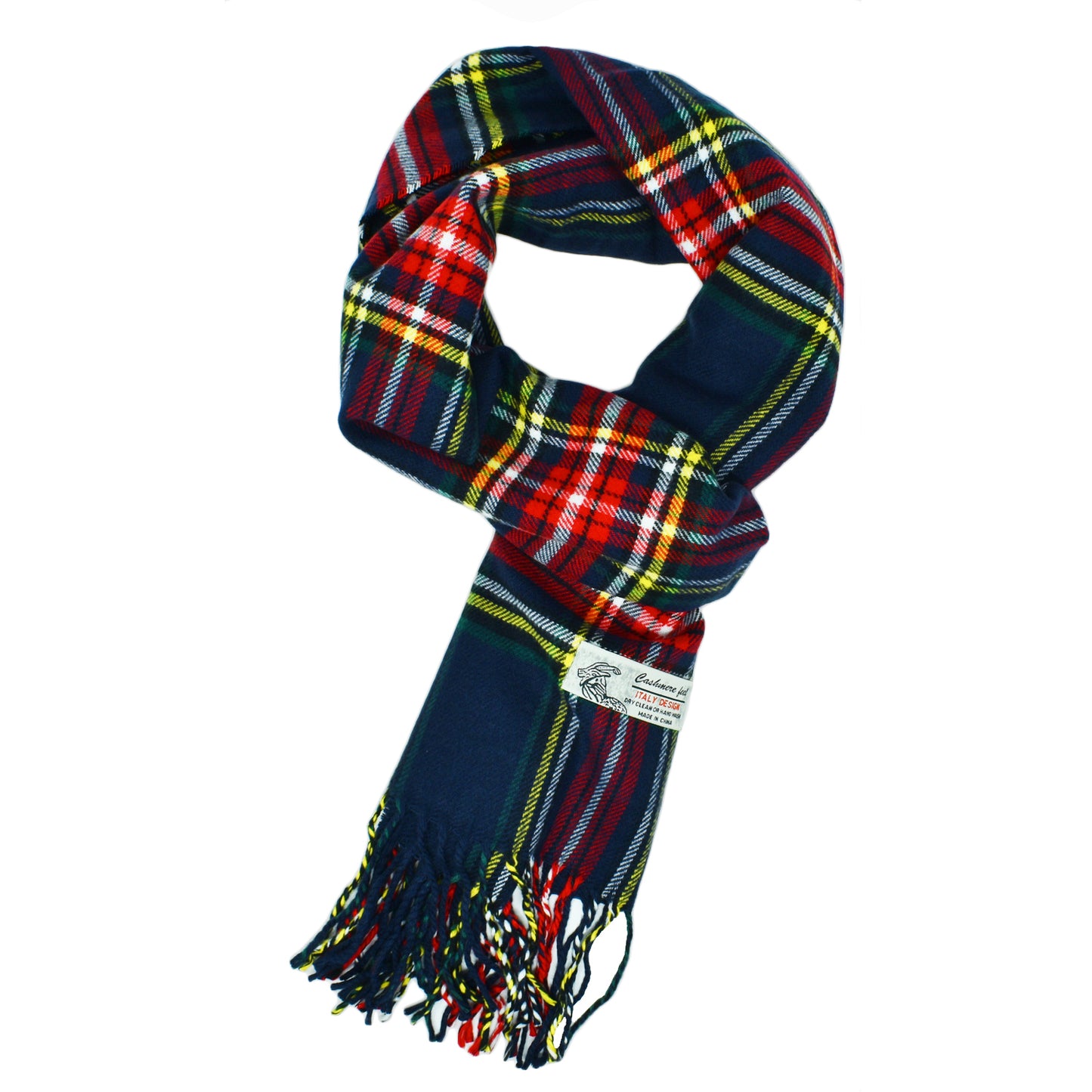 Unisex Winter Scottish Stewart Plaid Scarves Cashmere Feel Soft Luxurious Scarf