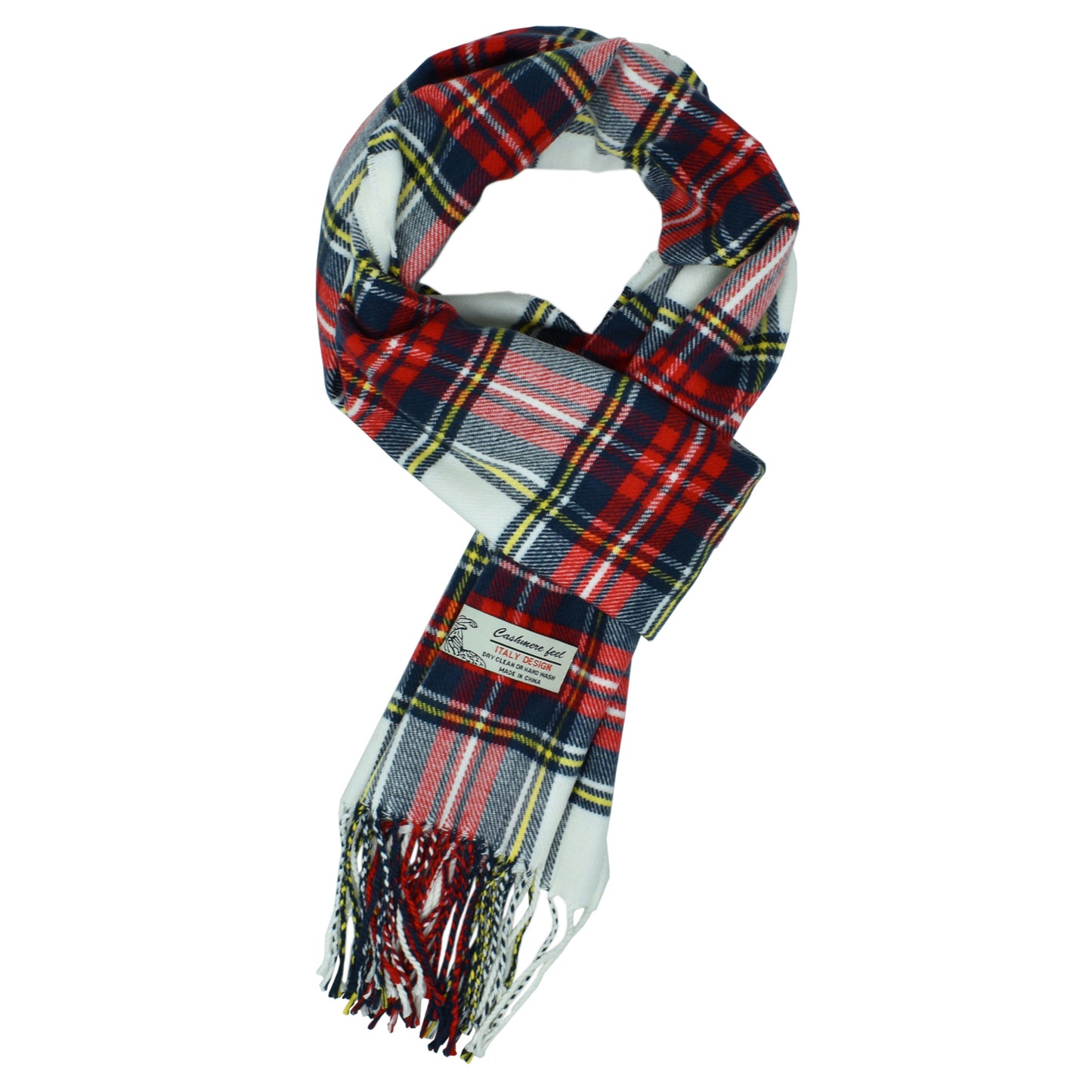 Unisex Winter Scottish Stewart Plaid Scarves Cashmere Feel Soft Luxurious Scarf