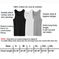 3-12 Packs Men's 100% Cotton A-Shirt Tank Top Ribbed Solid Wife Beater Undershirts