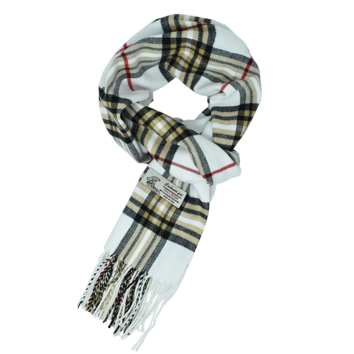Unisex Winter Tartan Plaid Scarves Cashmere Feel Classic Super Soft Luxurious Scarf