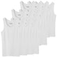 3-12 Packs Men's 100% Cotton A-Shirt Tank Top Ribbed Solid Wife Beater Undershirts