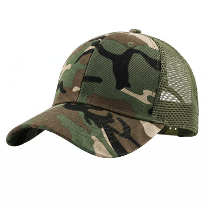 Unisex Mesh Back Baseball Cap Solid Breathable Sun Visor Plain Blank Trucker Hats Adjustable Caps