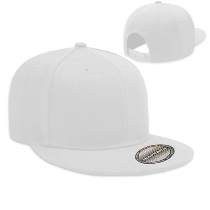 Unisex Snapback Hat Classic Hip Hop Style Solid Flat Brim Baseball Cap