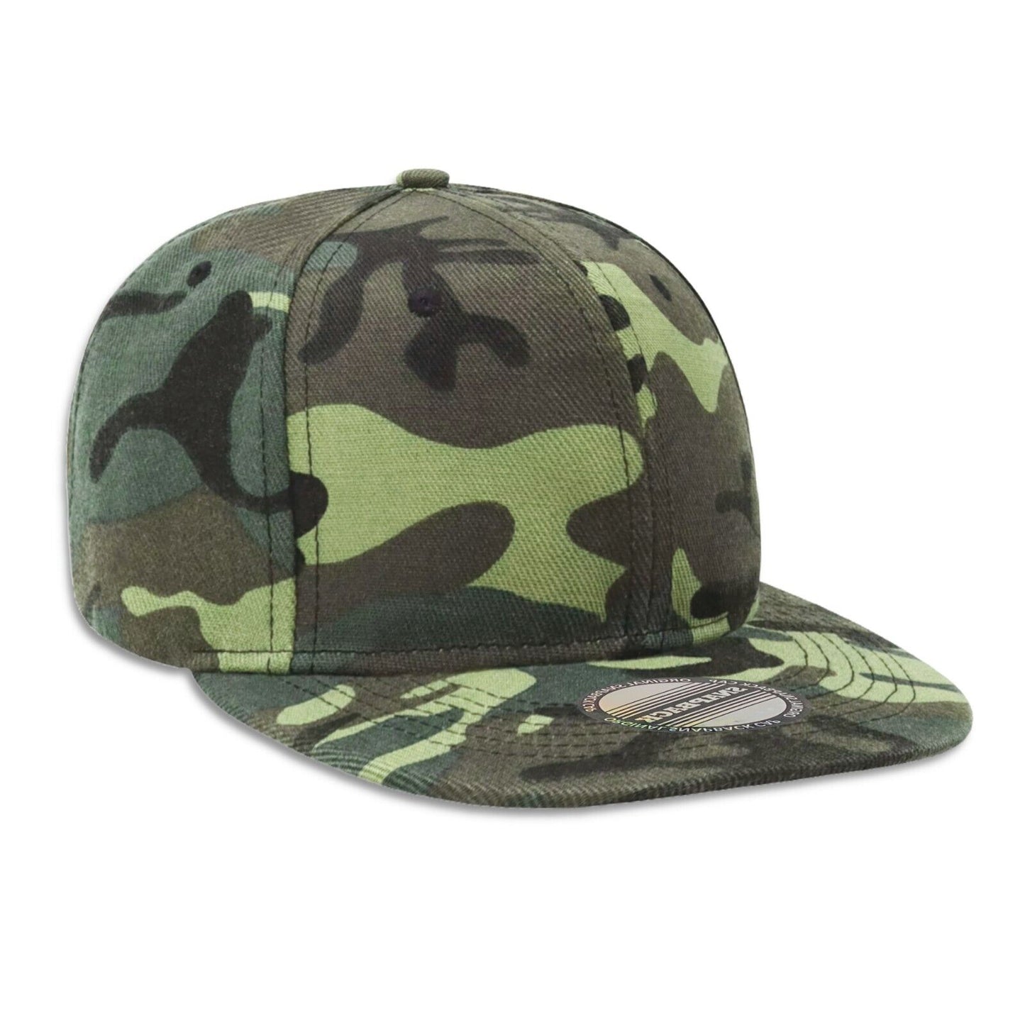 Unisex Snapback Hat Classic Hip Hop Style Solid Flat Brim Baseball Cap