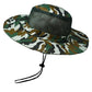 Unisex Bucket Boonie Hat Wide Brim Mesh Top Cool Garden Cap Outdoor Hats