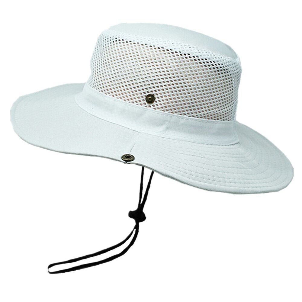 Glory Max Bucket Boonie Hat with Neck Flap Cover Sun Safari Wide Brim  Fishing Cap Beige 